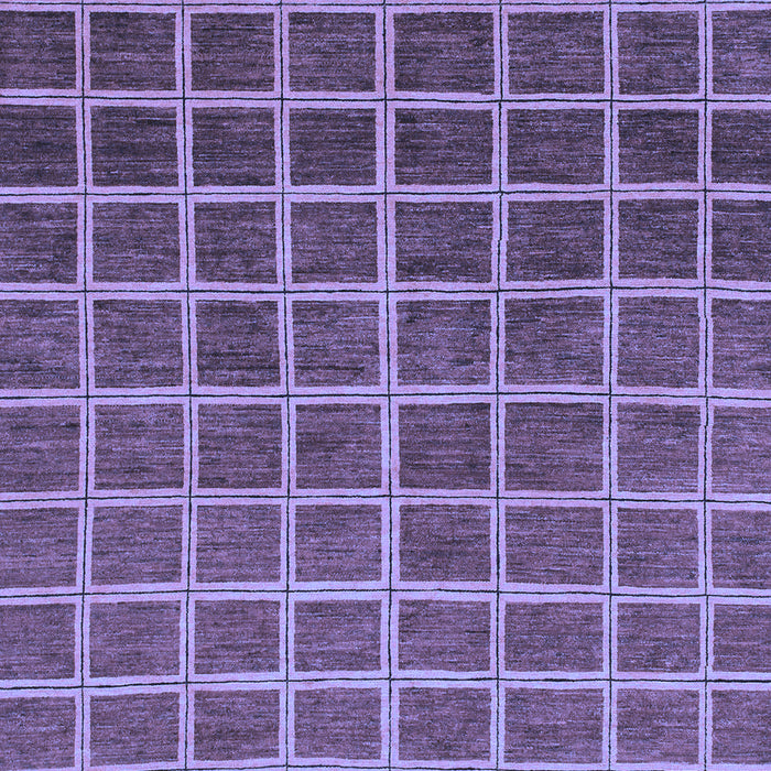 Machine Washable Checkered Blue Modern Rug, wshabs1580blu