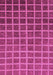 Checkered Purple Modern Rug, abs1580pur