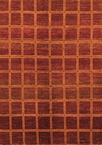 Abstract Orange Modern Rug, abs1581org