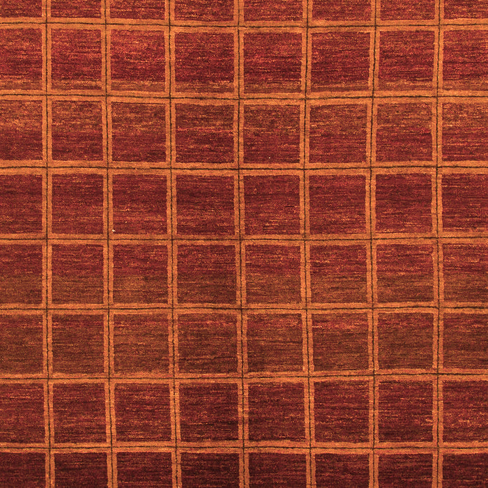 Abstract Orange Modern Rug, abs1581org