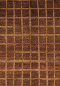 Abstract Brown Modern Rug, abs1581brn