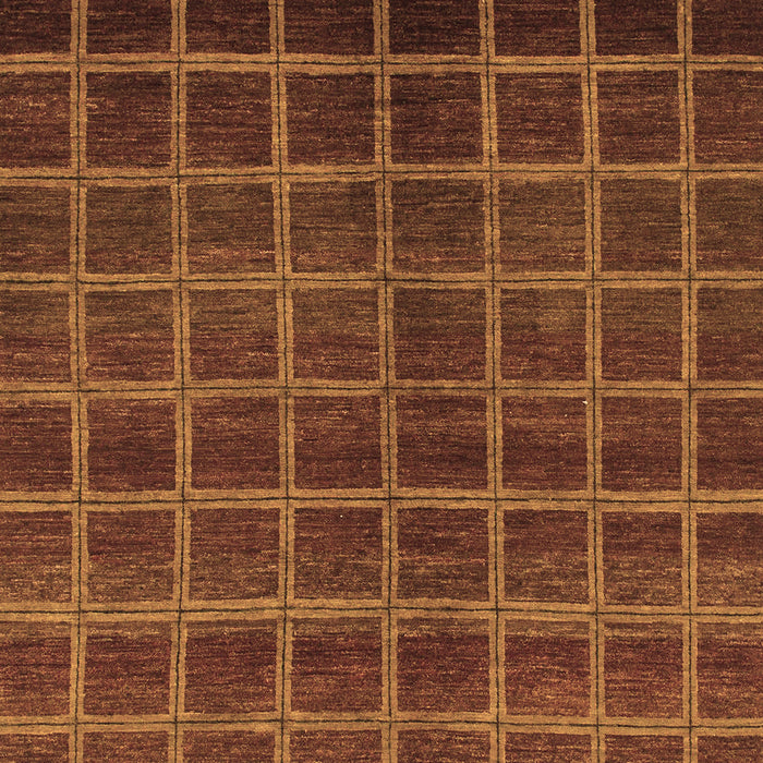 Abstract Brown Modern Rug, abs1581brn