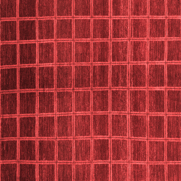 Machine Washable Abstract Red Modern Rug, wshabs1581red