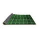 Sideview of Abstract Emerald Green Modern Rug, abs1581emgrn