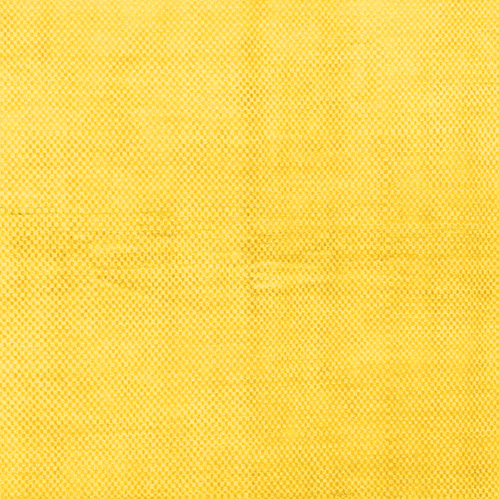 Machine Washable Solid Yellow Modern Rug, wshabs1582yw