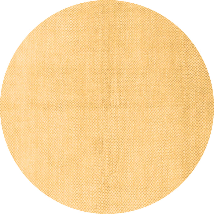 Round Solid Brown Modern Rug, abs1582brn