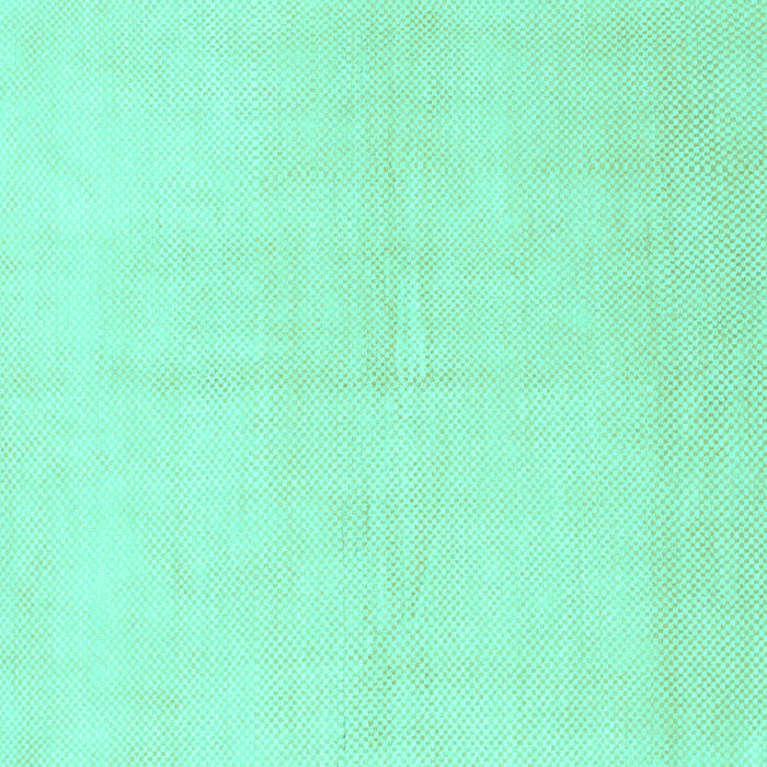 Square Solid Turquoise Modern Rug, abs1582turq