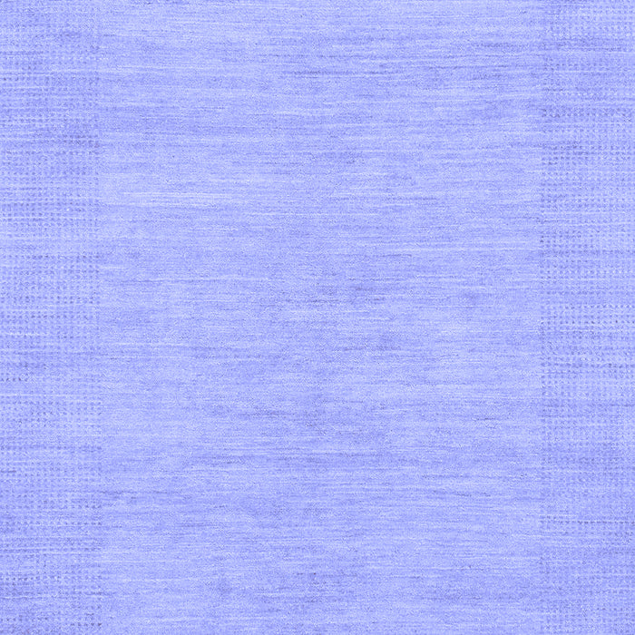 Machine Washable Solid Blue Modern Rug, wshabs1583blu
