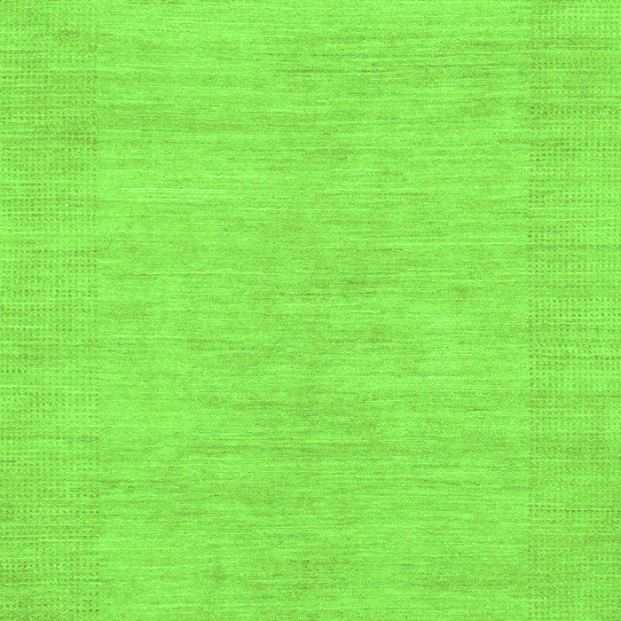 Machine Washable Solid Green Modern Area Rugs, wshabs1583grn