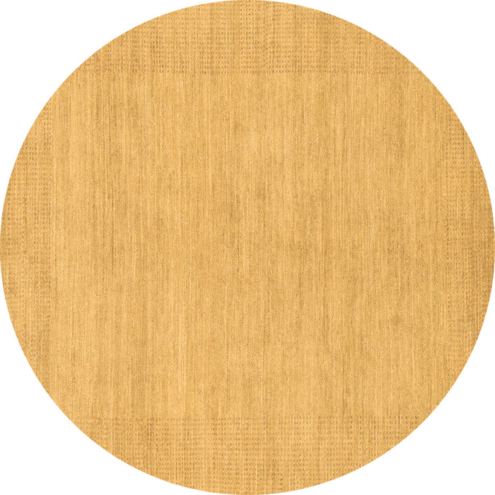 Round Solid Brown Modern Rug, abs1583brn