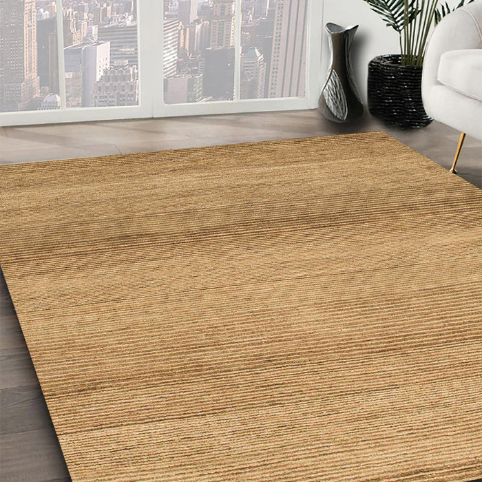 Machine Washable Abstract Orange Rug in a Family Room, wshabs1584