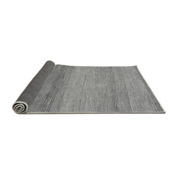 Sideview of Abstract Gray Modern Rug, abs1584gry