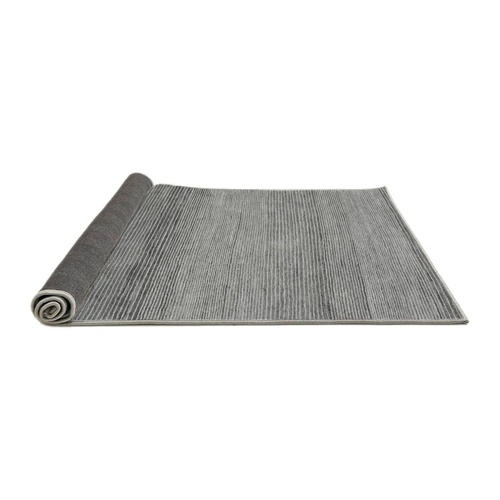 Sideview of Abstract Gray Modern Rug, abs1584gry