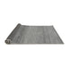 Sideview of Abstract Gray Modern Rug, abs1584gry