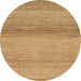 Round Abstract Orange Modern Rug, abs1584