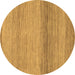 Round Abstract Brown Modern Rug, abs1584brn