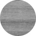 Round Machine Washable Abstract Gray Modern Rug, wshabs1584gry