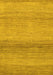 Abstract Yellow Modern Rug, abs1584yw