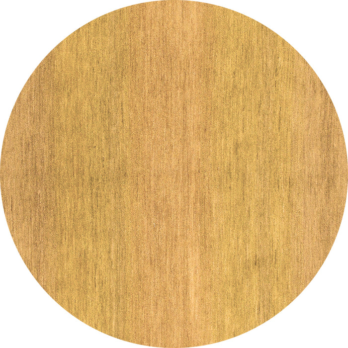 Round Abstract Brown Modern Rug, abs1585brn