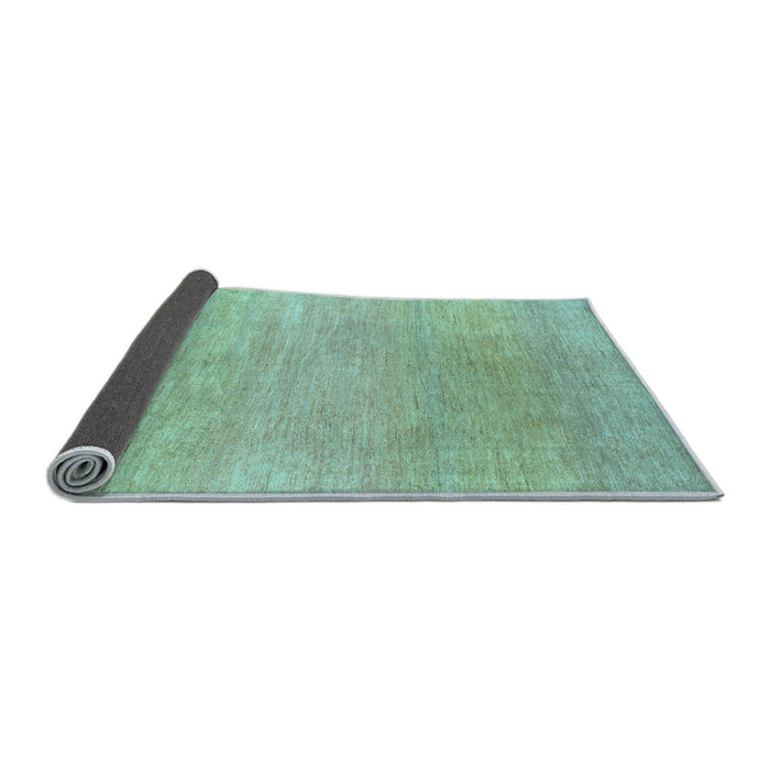 Sideview of Abstract Light Blue Modern Rug, abs1585lblu