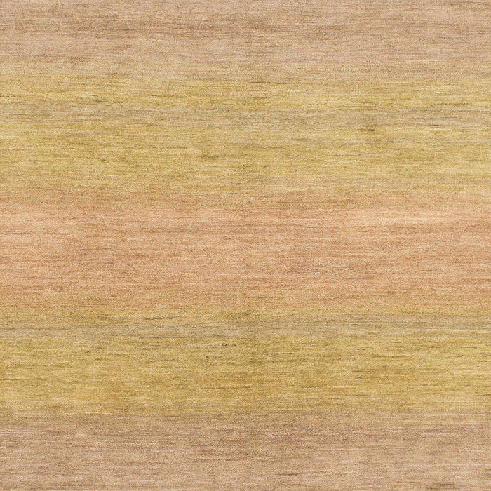 Square Machine Washable Abstract Yellow Rug, wshabs1585