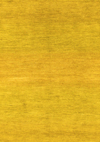 Abstract Yellow Modern Rug, abs1585yw