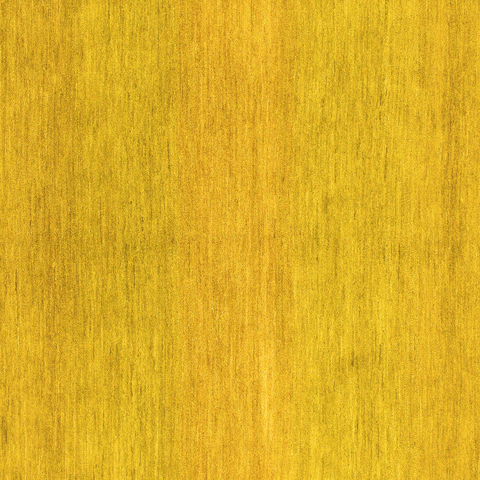 Square Abstract Yellow Modern Rug, abs1585yw