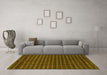 Machine Washable Abstract Yellow Modern Rug in a Living Room, wshabs1586yw