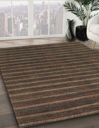 Abstract Bakers Brown Modern Rug, abs1586