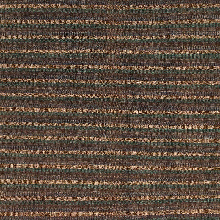 Machine Washable Abstract Bakers Brown Rug, wshabs1586