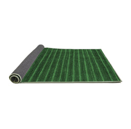 Sideview of Abstract Emerald Green Modern Rug, abs1586emgrn