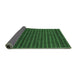 Sideview of Abstract Emerald Green Modern Rug, abs1586emgrn