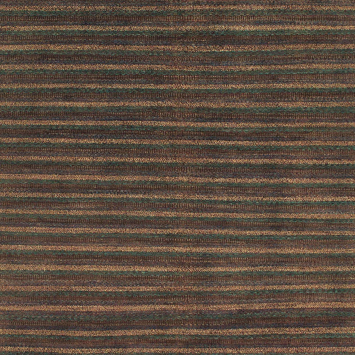 Square Machine Washable Abstract Bakers Brown Rug, wshabs1586