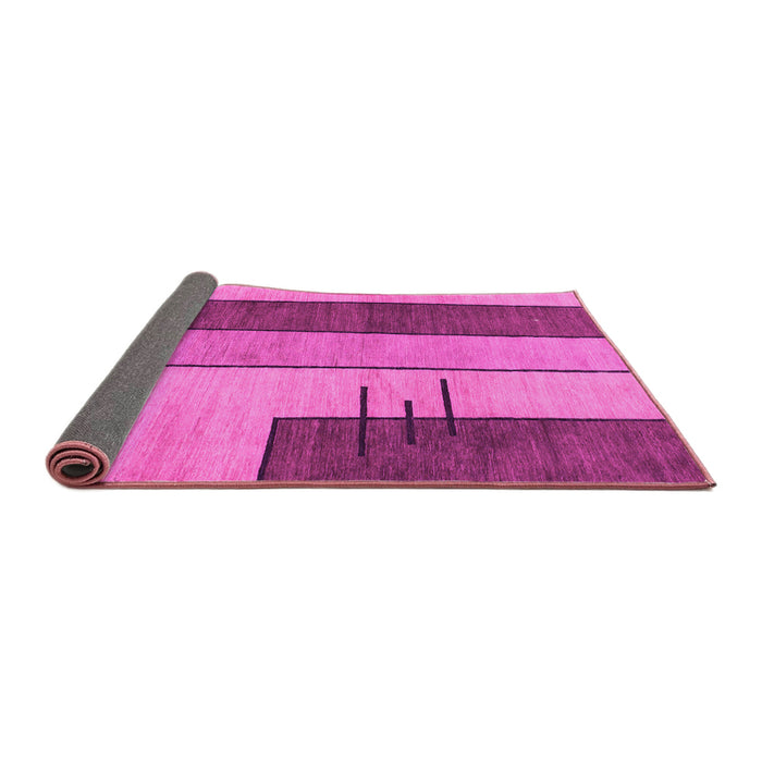 Sideview of Abstract Pink Modern Rug, abs1587pnk