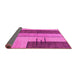 Sideview of Abstract Pink Modern Rug, abs1587pnk