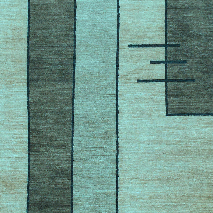 Machine Washable Abstract Light Blue Modern Rug, wshabs1587lblu