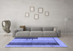 Machine Washable Abstract Blue Modern Rug in a Living Room, wshabs1587blu