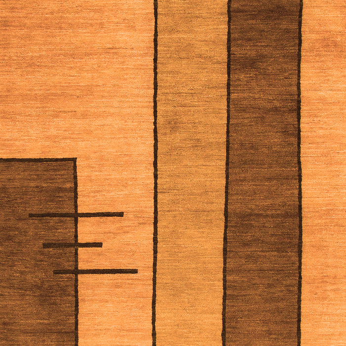 Machine Washable Abstract Orange Modern Area Rugs, wshabs1587org