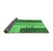 Sideview of Abstract Emerald Green Modern Rug, abs1587emgrn