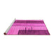 Sideview of Machine Washable Abstract Pink Modern Rug, wshabs1587pnk