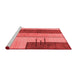 Modern Red Washable Rugs