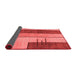 Abstract Red Modern Area Rugs