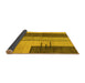 Sideview of Abstract Yellow Modern Rug, abs1587yw