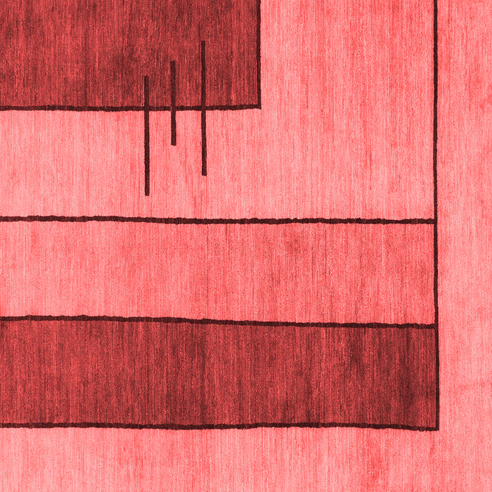 Abstract Red Modern Rug, abs1587red