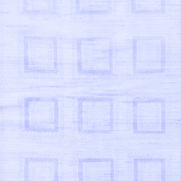 Machine Washable Solid Blue Modern Rug, wshabs1588blu