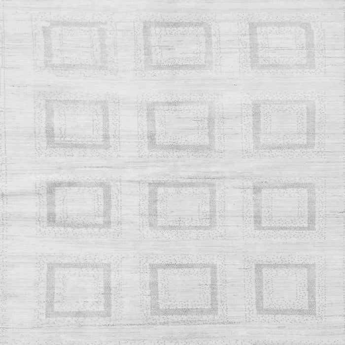 Square Solid Gray Modern Rug, abs1588gry