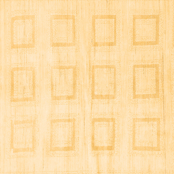 Square Machine Washable Solid Brown Modern Rug, wshabs1588brn