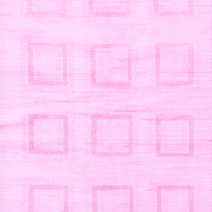 Machine Washable Solid Pink Modern Rug, wshabs1588pnk