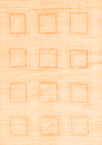 Solid Orange Modern Rug, abs1588org