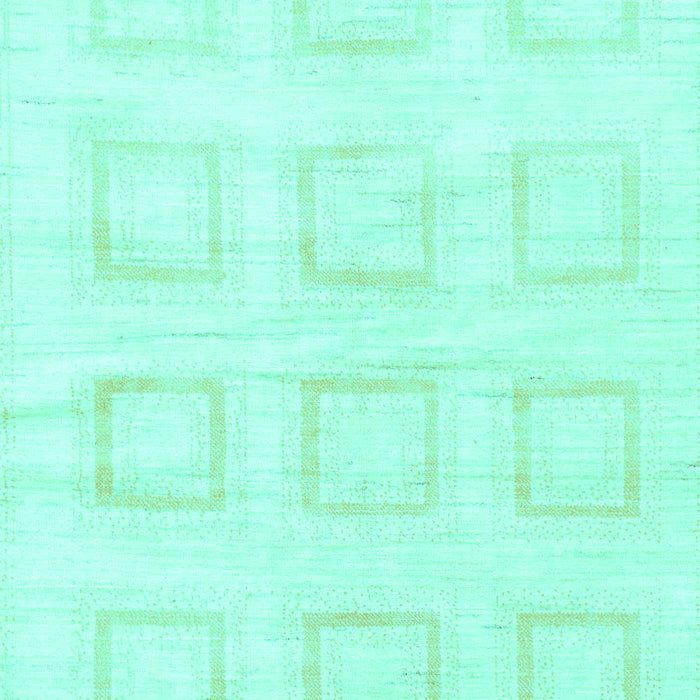 Machine Washable Solid Turquoise Modern Area Rugs, wshabs1588turq